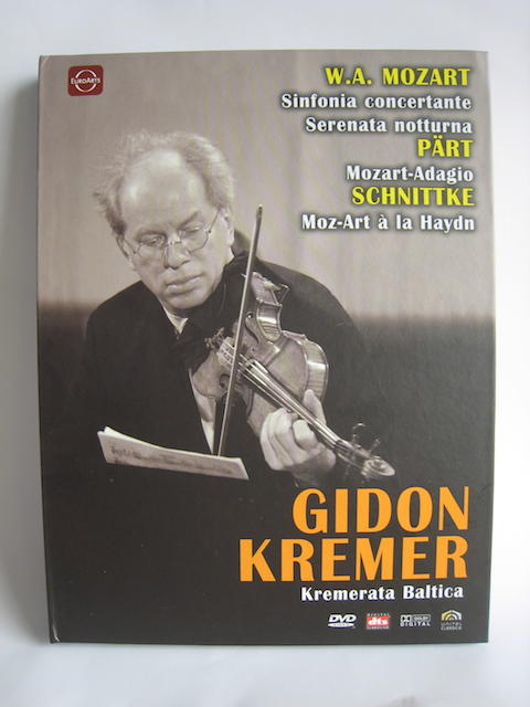 莫札特之夜DVD(2002) Gidon Kremer 基頓·克萊曼 小提琴 X 波羅的海絃樂團