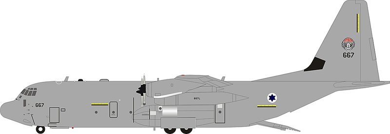 [FSS]預購_INFLIGHT200 以色列空軍 Lockheed Martin C-130J-30 Hercules (L-382) 667 