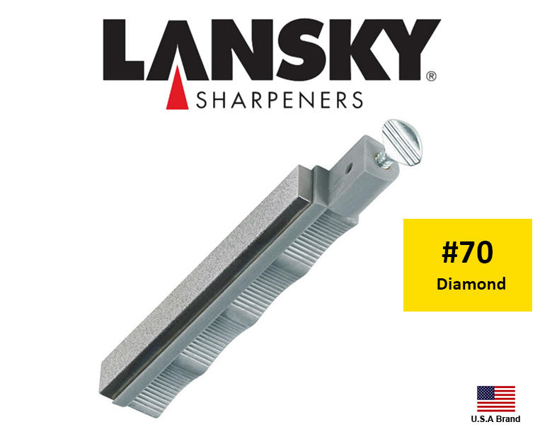 Lansky美國專業定角磨刀器磨刀系統配件 -Diamond金鋼砂70番平面磨刀石【LSLDHXC】