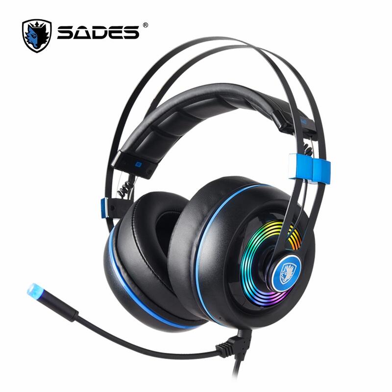 【鳥鵬電腦】SADES 賽德斯 SA-918 狼盾 A RGB 電競耳麥 USB音效 線控 7.1聲道 立光公司貨