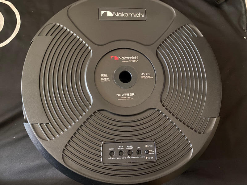 現貨2023款Nakamichi 中道 11吋備型主動式重低音.不佔空間 NBW1150A非morel focal 藍點 | 露天市集 | 全 ...