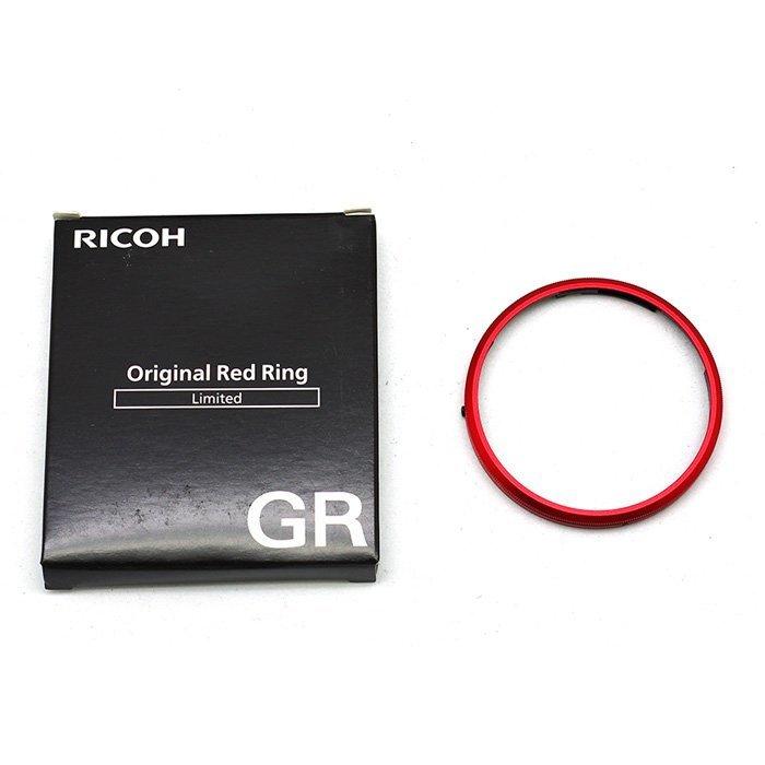全新 現貨 日本 原廠 理光 RICOH LIMITED 限量 鏡頭環 紅圈 紅色 / 銀色 GR GR II 相機適用