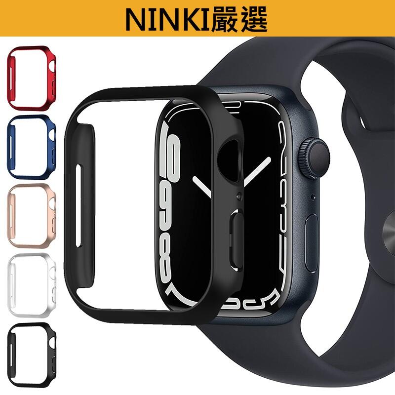 新品適用於Apple Watch 7 41mm 45mm 保護殼iwatch 7代錶殼原機PC半包