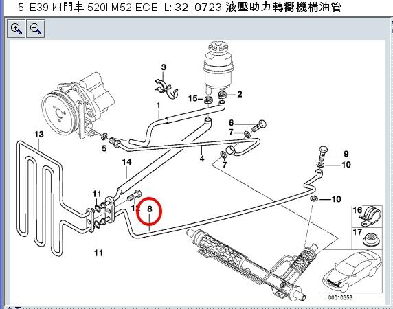 【SFF雙B賣場】BMW E39 方向機油管[冷卻管-主機] | 露天市集 | 全台最大的網路購物市集