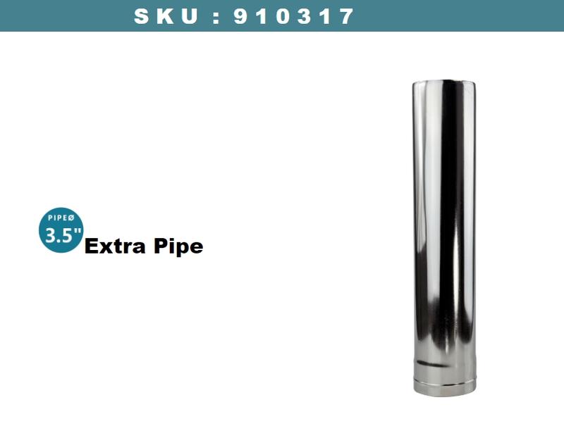 WINNERWELL SKU910317 Pipe 3.5'' 直煙管L號(3.5英寸管通用) 