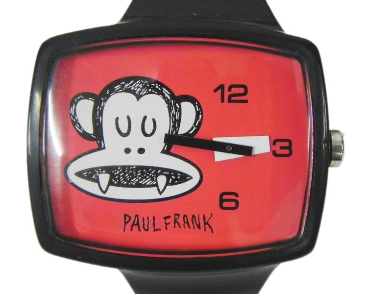 [專業模型] 潮錶 [PAUL FRANK TVBS0204] PAUL FRANK 大方型[紅色面]石英/時尚/中性錶