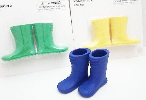 [On Loft]北歐設計品牌 雨靴雨鞋橡皮擦筆架 辦公室療癒實用小物-生日禮物 情人節 聖誕節 交換禮物