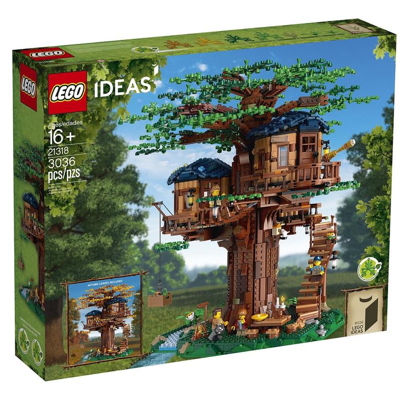 【樂GO】樂高 LEGO 21318 樹屋 IDEAS 含春秋兩季樹葉替換 玩具 收藏 禮物 生日禮物 樂高正版全新