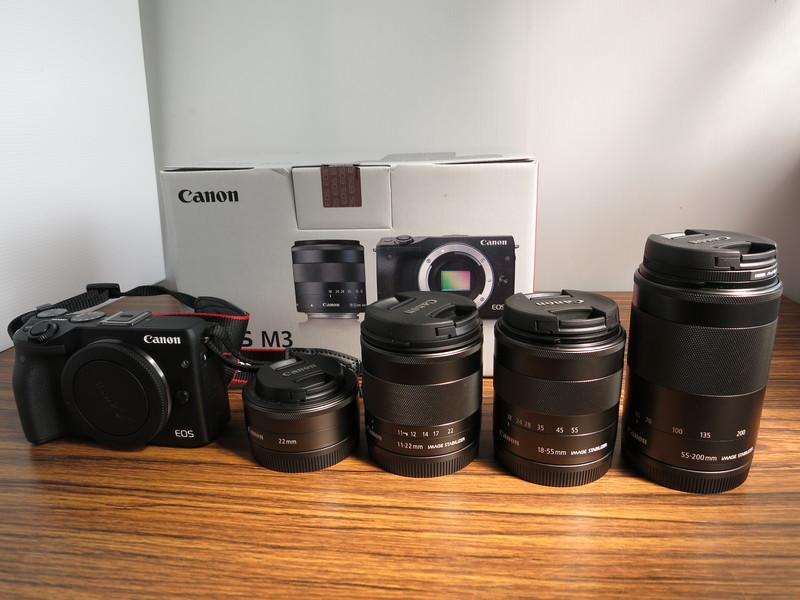 Canon EOS M3 一機四鏡(降價中)