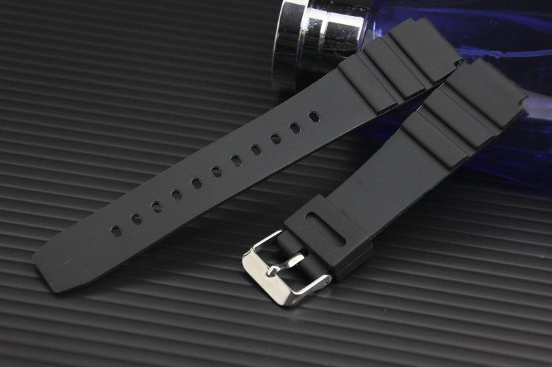 18mm 20mm 22mm 24mm潛水錶 紳士錶風格塑料製錶帶替代seiko  casio jaga等錶帶