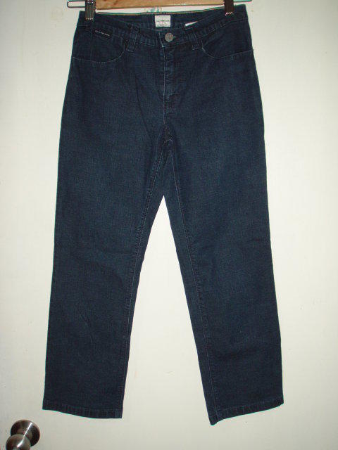 【古往今來】全新  CK Calvin Klein Jeans 深藍色 中性兒童牛仔長褲 | SIZE: 25