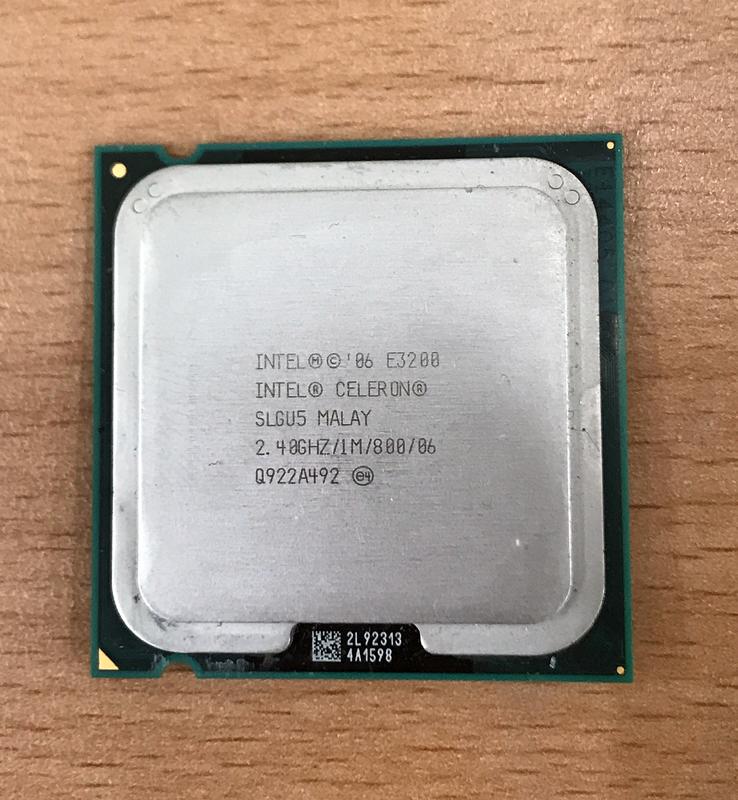 【小郭筆電】中古 Intel Celeron E3200 雙核心 CPU / LGA775 2.40Ghz /