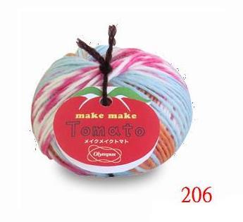 【天河、小珍珍】日本Olympus番茄段染毛線 TOMATO，90%美麗諾羊毛 + 10%細毛海【日本進口】