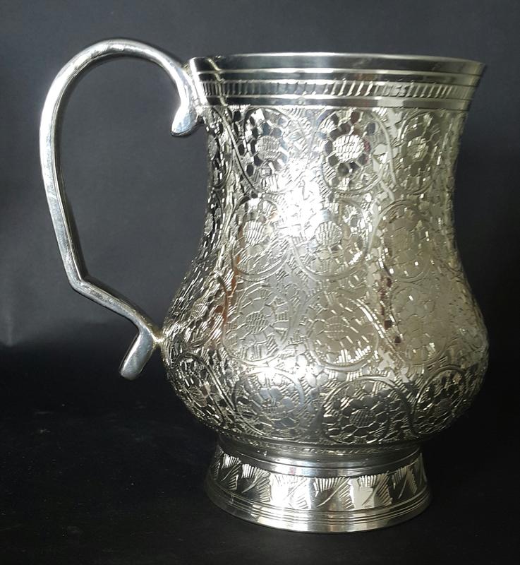 455高檔英國鍍銀茶杯Vintage Silverplate (約 13cm)