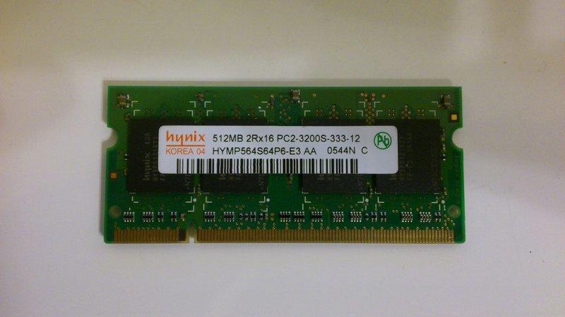 筆電 記憶體 海力士 hynix 512MB DDR2 400