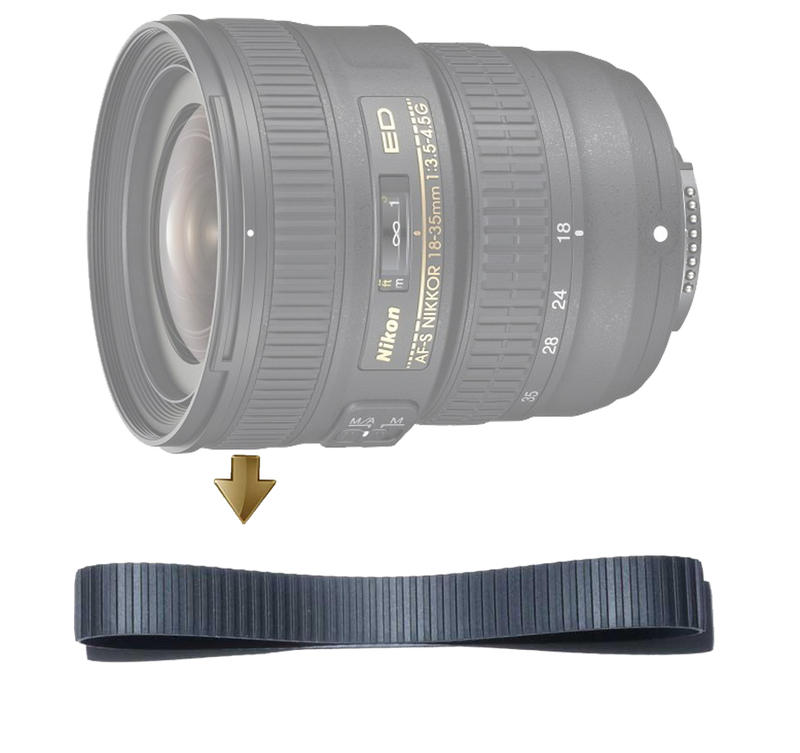 【NRC】Focus Rubber Ring for NIKON 18-35mm F3.5-4.5G 對焦皮