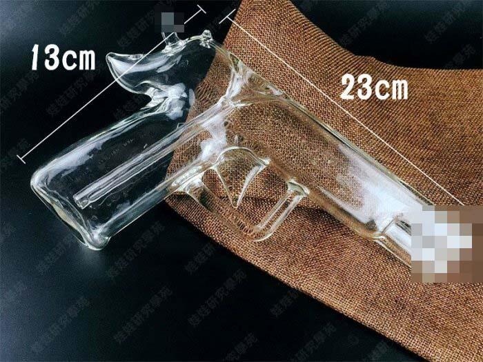 ㊣娃娃研究學苑㊣水晶手槍造型 純手工吹製 手工琉璃 精選藝品 (A299)