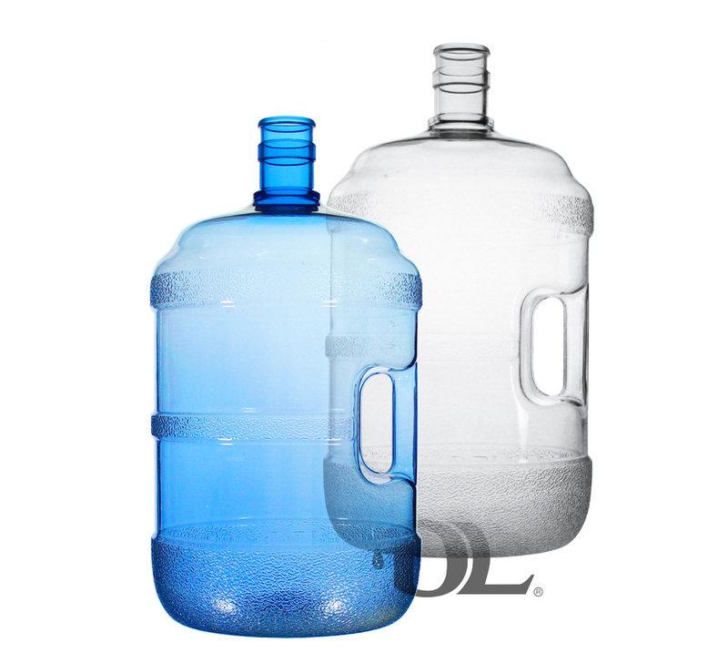 【艾瓦得淨水】PC蒸餾水桶5加侖20公升送聰明蓋 桶裝水~藍色 透明 水桶