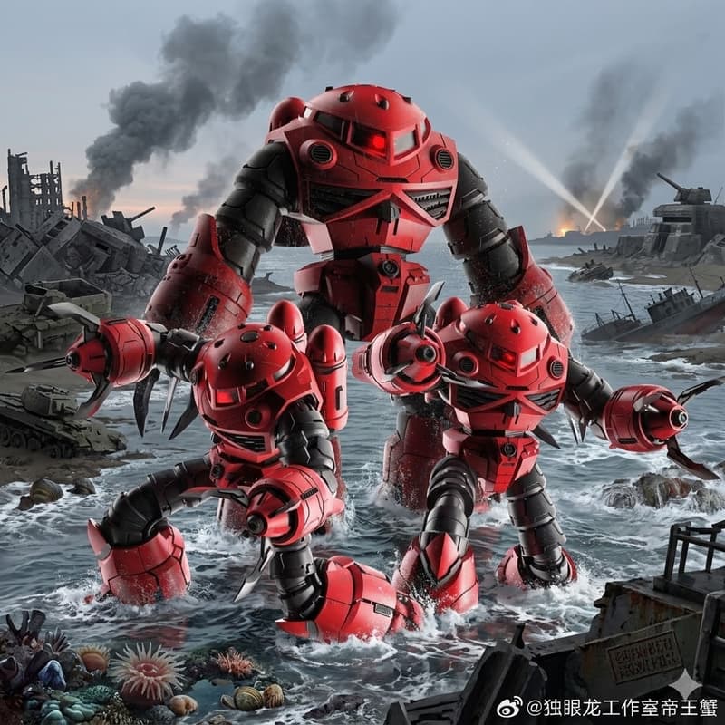 中國大陸獨眼龍工作室 魔蟹 PG等級 1/60 MSM-07S Z'gok Ver. 魔蟹 部份動態組裝模型 #178 | 露天市集 | 全台 ...