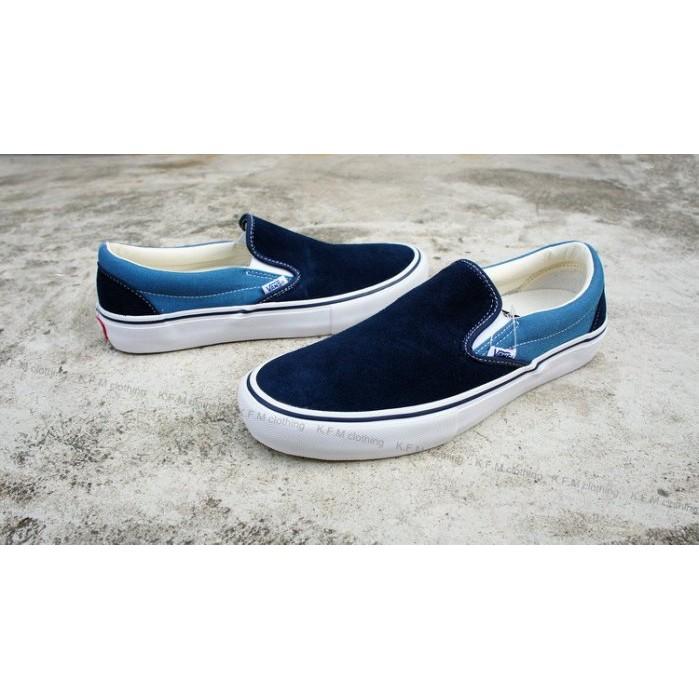 Vans slip on 2025 pro two tone navy