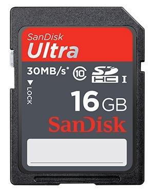 SanDisk Ultra SDHC 16GB  Class10 30MB 記憶卡