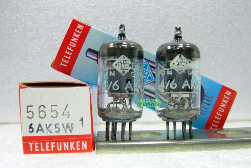 ︽NO:5604 德國 Telefunken (TFK) 5654 (NIB) ( 6AK5 ; 6J1 ) 真空管