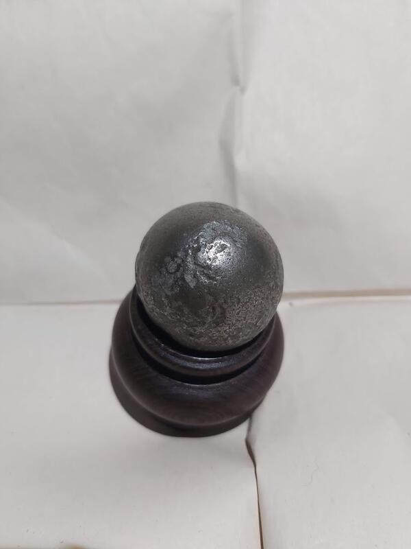 古董 天鐵 天鐵球 鎳鐵隕石 鎳鐵球 34mm