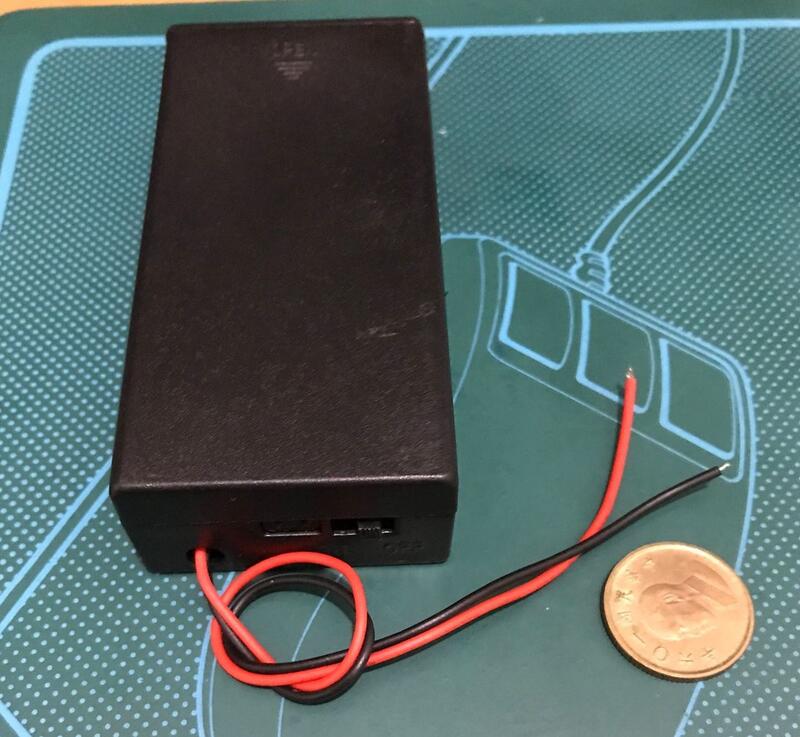 18650帶線電池盒 2節串聯帶開關蓋板 電池座帶引線 DIY雙節雙槽充電座 智能小車 Arduino【現貨】