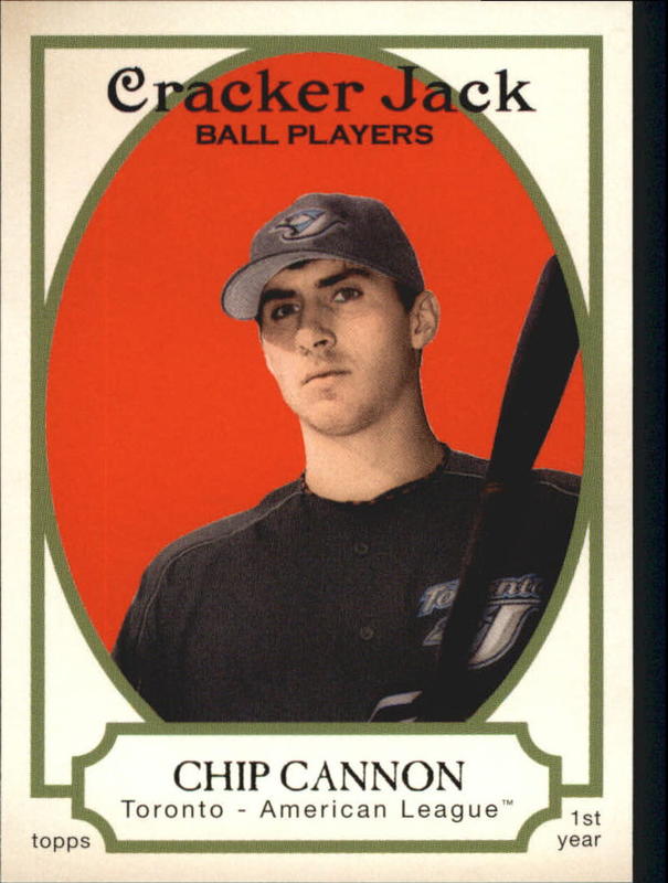 2005 Topps Cracker Jack #218 Chip Cannon RC