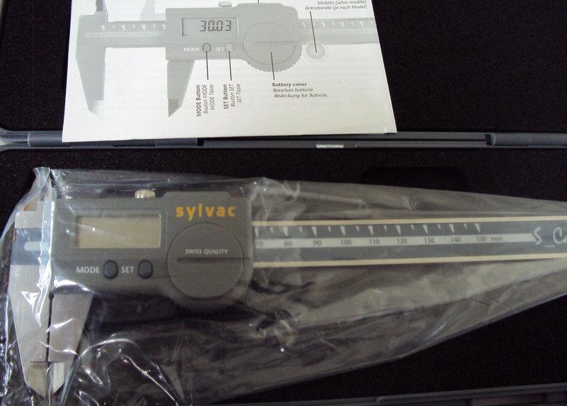 【恩成機械】SYLVAC6"防水卡尺(瑞士製)