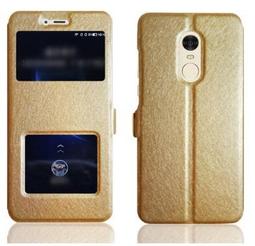 【免翻蓋接聽】紅米Note4 紅米Note4X 手機套支架磁扣保護套皮套手機殼保護殼紅米note 4