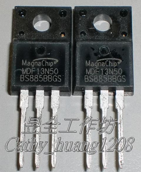 場效電晶體( MAGNACHIP MDF13N50 )TO-220F (N-CH) 500V 13A 0.5Ω 41W