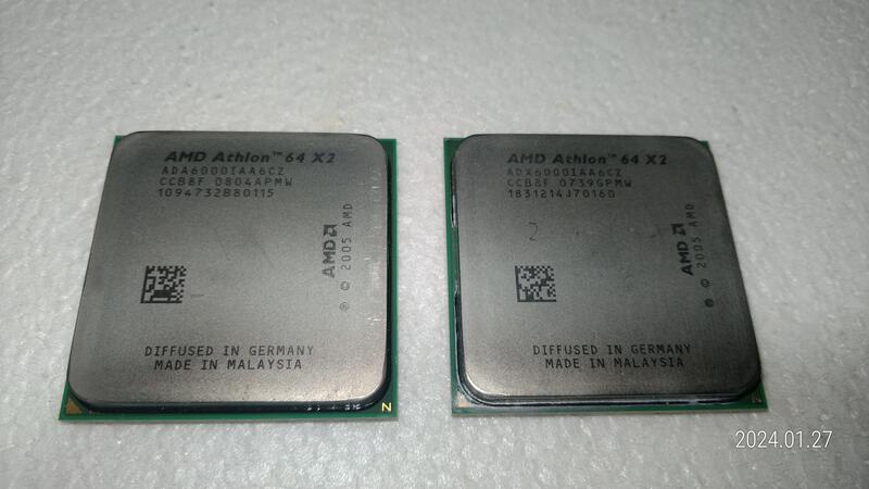 俊廷二手 AMD CPU-Athlon 64 X2 6000+ 3.0  AM2