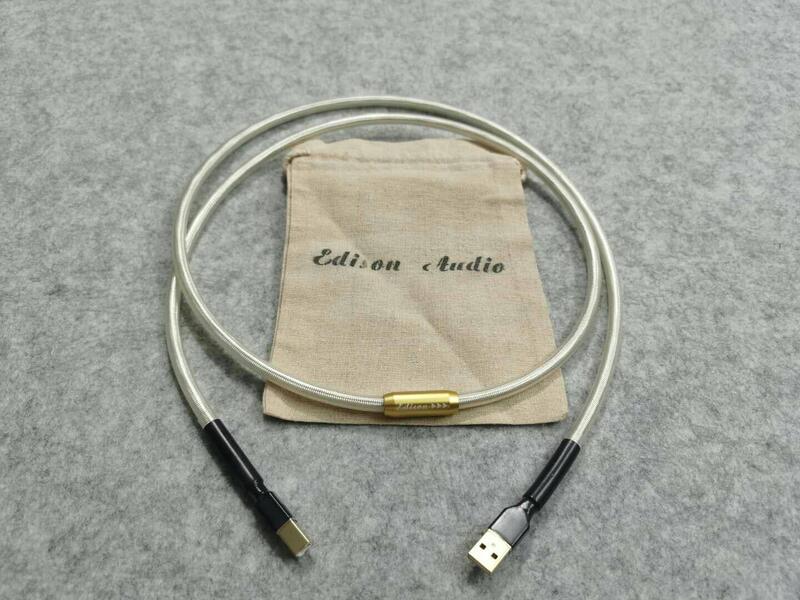 Edison audio 4層隔離 4芯鍍銀 USB DA 線 A-B (一條) QED 可參考~