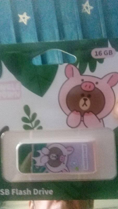 綠色熊大LINE卡通造型隨身碟USB 2.0,16G(16GB) 請先問有無