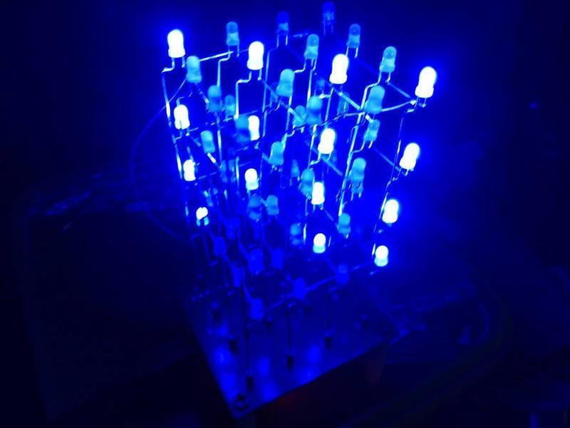 [S&R] 光立方 LED Cube 4*4*4 for Arduino UNO 套件