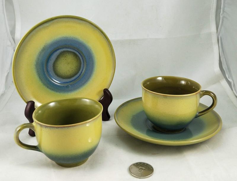 變化釉 圓-綠藍 咖啡杯 變色釉 對杯組 花茶杯 杯子 馬克杯 茶杯 水杯 盤子 台灣製 陶瓷 可用 微波爐 電鍋