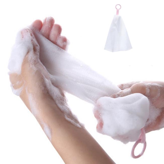 潔面手工皂起泡網/打泡網 洗臉打泡泡網袋 泡沫温和細腻