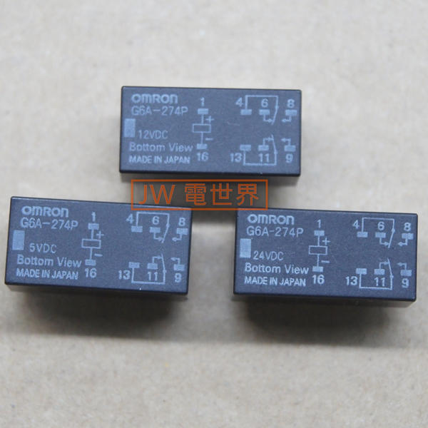 ⚡️電世界⚡️ 繼電器 OMRON G6A-274P取代G6A-234P DC5V 12V 24V [716-1] | 露天市集 | 全台最大 ...
