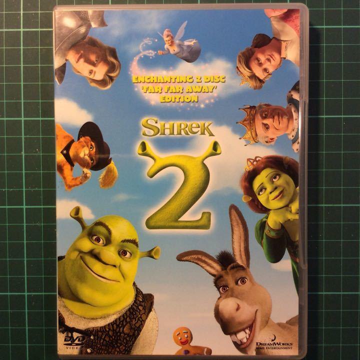原版史瑞克2 動畫DVD 2片裝(外部有紙盒裝)