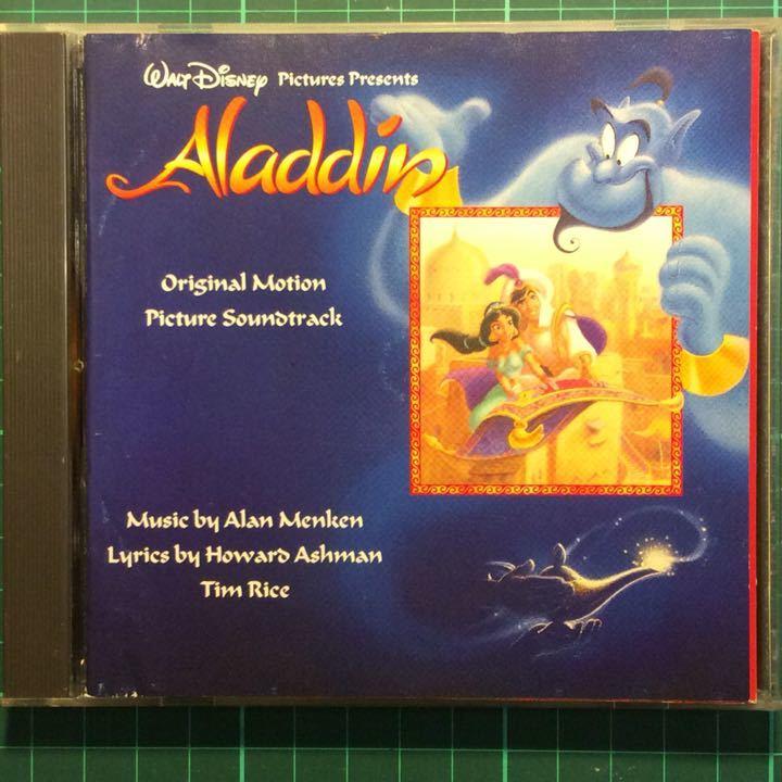 迪士尼動畫「Aladdin阿拉丁」電影原聲帶CD