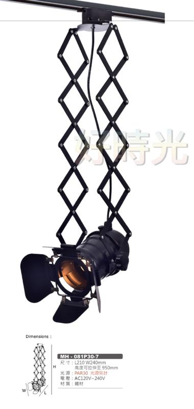 好時光～MARCH 復古 軌道燈 可裝 PAR30 燈泡 相機造型軌道燈 黑色 黑殼 單眼 相機 造型