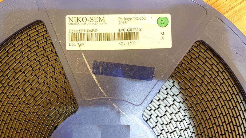 卍結緣價~1顆NIKO-SEM P1606BD MOSFET 60V-42A 論文 音響高檔貨