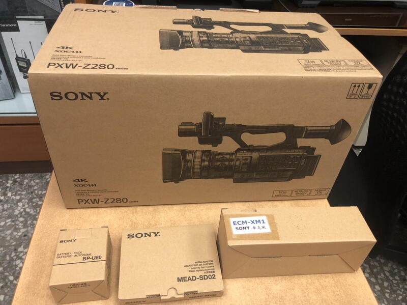 ［環球影視］Sony PXW-Z280 4K 1/2吋ExmorR 3CMOS 4K60p SDI 高畫質攝影機 公司貨