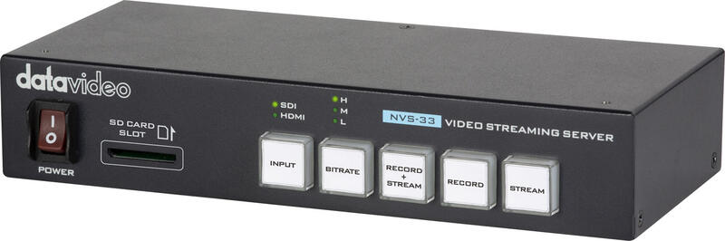環球影視 Datavideo NVS-33 洋銘科技 H.264 網路直播編碼器