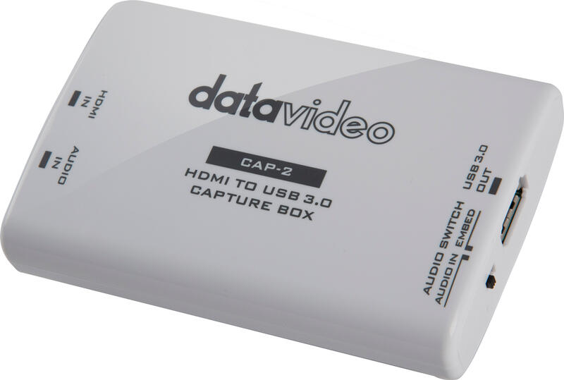 環球影視 Datavideo CAP-2 熱銷 HDMI 轉 USB 3.0 擷取盒 隨插即用 免驅動 免電源 洋銘科技