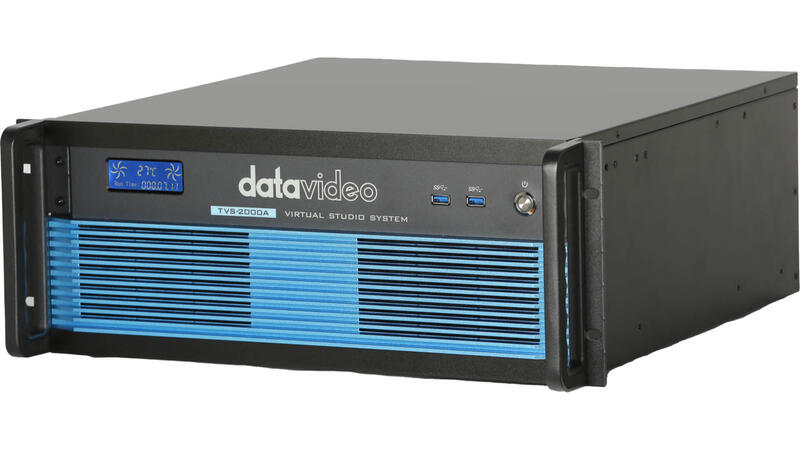 環球影視 Datavideo TVS-2000A 3D追蹤虛擬棚導播系統 去背 導播機 DSK字幕 錄影 網路直播