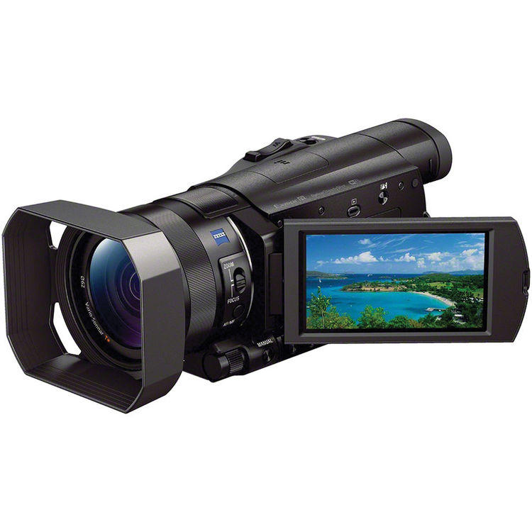 環球影視 SONY FDR-AX100 數位攝影機 公司貨 4K HDR錄製 1 吋 Exmor RS 蔡司鏡頭