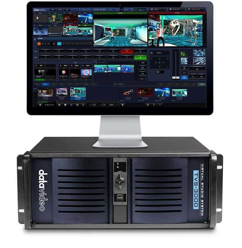 環球影視 Datavideo TVS-3000A HD-SDI 3D虛擬棚 導播系統「特殊專案,來電詳談」