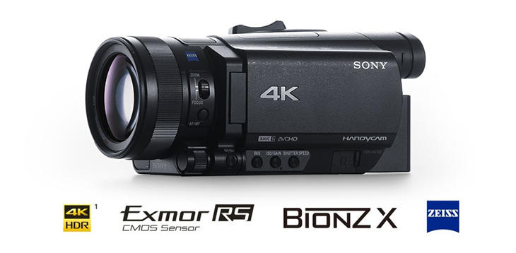 環球影視 Sony FDR-AX700 4K 高畫質攝影機 HDR 1 吋ExmorRS 273點 超級慢動作 公司貨